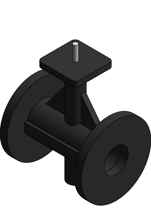 Valve Butterfly NIBCO Cast Iron FC2765 Flange Bare