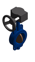 Valve Butterfly NIBCO Cast Iron N200135 Wafer Gear
