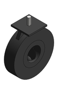 Valve Butterfly NIBCO Chemtrol PVC 80 W45BG E Wafer Bare