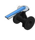 Valve Butterfly NIBCO Ductile Iron FD5765 Flange Handle