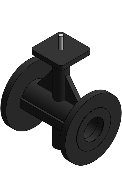 Valve Butterfly NIBCO Ductile Iron FD5775 Flange Bare