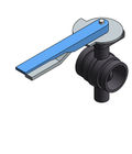 Valve Butterfly NIBCO Ductile Iron GD4765 Metric Groove Handle