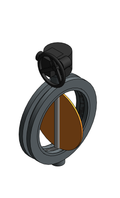 Valve Butterfly NIBCO Ductile Iron LD1000 Large Diameter Lug Gear