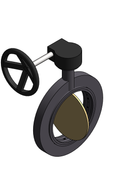 Valve Butterfly NIBCO Ductile Iron LD1000 Lug Gear