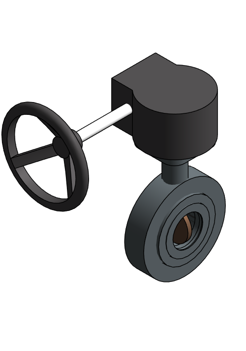 Valve Butterfly NIBCO Ductile Iron LD2000 Lug Gear