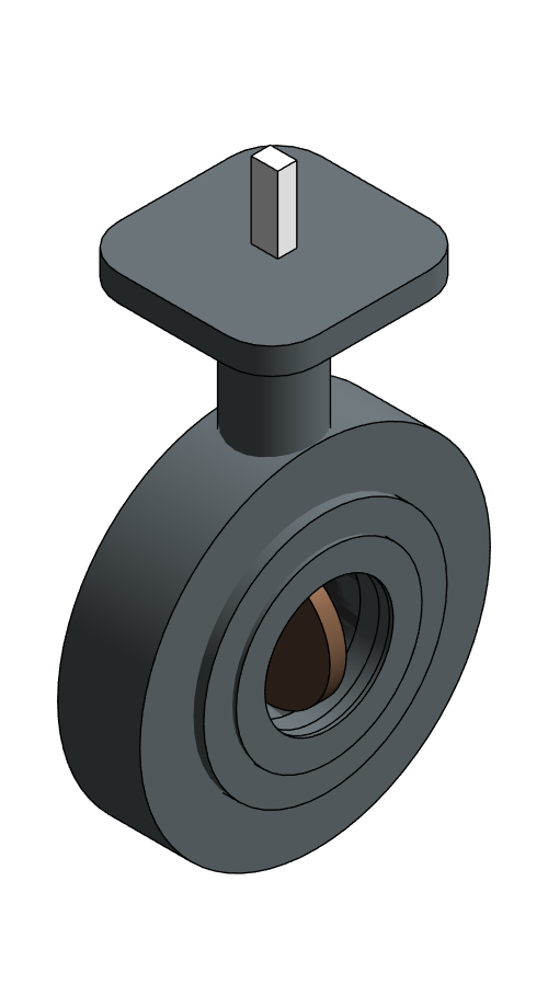 Valve Butterfly NIBCO Ductile Iron LD3000 Lug Bare