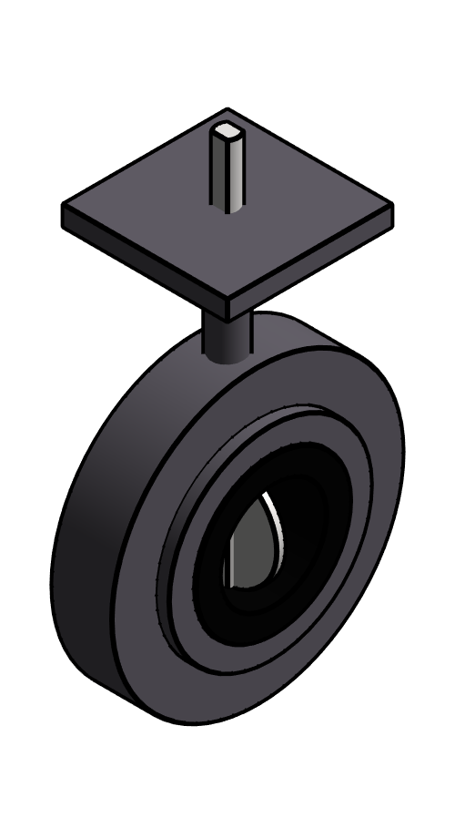 Valve Butterfly NIBCO Ductile Iron LD3022 Bare