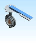 Valve Butterfly NIBCO Ductile Iron WD2100 Wafer Handle