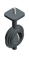 Valve Butterfly NIBCO Ductile Iron WD3110 Wafer Bare