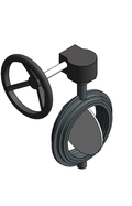 Valve Butterfly NIBCO Ductile Iron WDL110 Wafer Gear