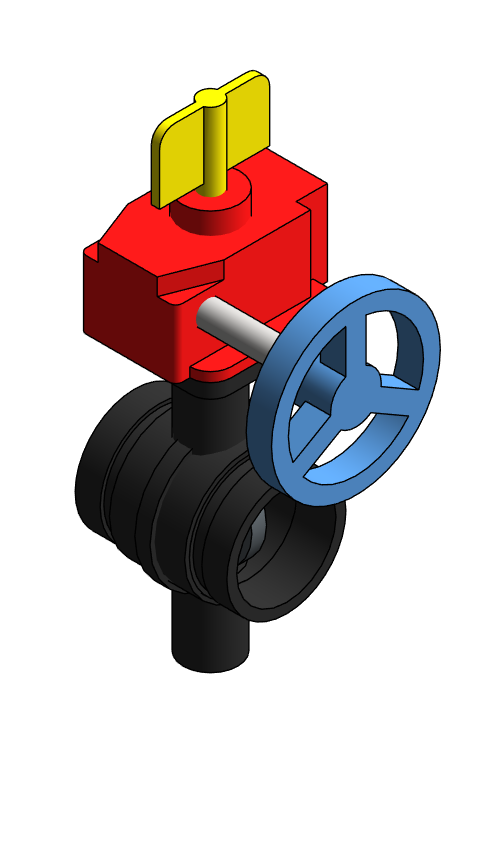 Valve Butterfly NIBCO Fire Protection Ductile Iron GD4865 Metric