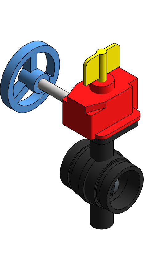 Valve Butterfly NIBCO Fire Protection Ductile Iron GD6865C8N Metric