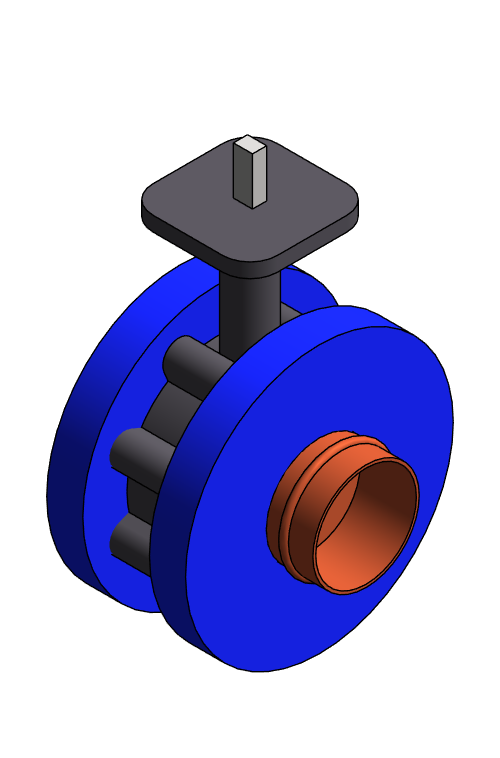 Valve Butterfly NIBCO Press System PFD2000 Bare