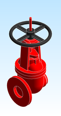 Valve Gate High Pressure KENNEDY VALVE Ductile Iron FlgxGrv C515 OSY