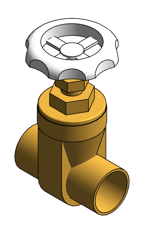 Valve Gate NIBCO Brass SI 8