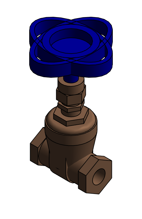 Valve Gate NIBCO Bronze T 133