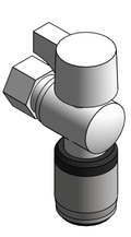 Valve Stop Angle EvoPEX LF Brass