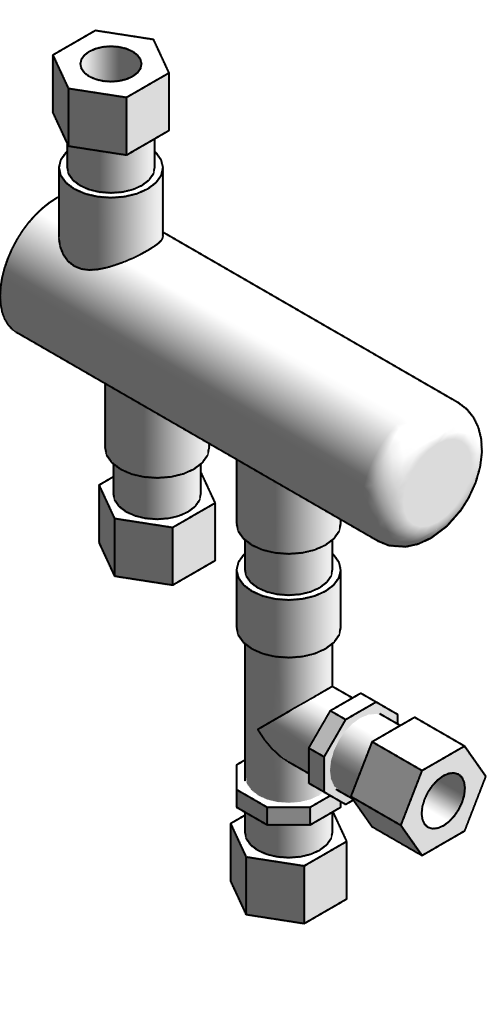 Valve Thermostatic Mixing Cash Acme Heatguard 135 LF Integral Fittings