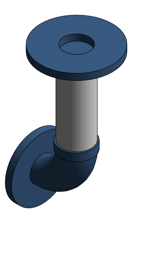 Vaneflex Elbow Reducing Metraflex FlangedxFlanged VF90R