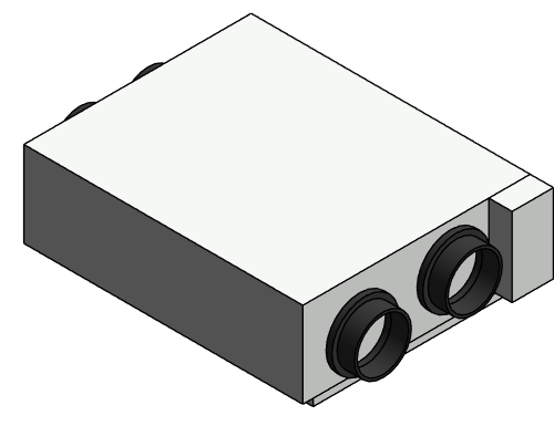 Ventilator Heat Recovery Aldes InspirAIR Compact