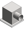 Zone Register Terminal Exhaust Radiation Damper Aldes Ceiling Mount ZRT F