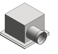 Zone Register Terminal Exhaust Damper Aldes Ceiling Mount ZRT