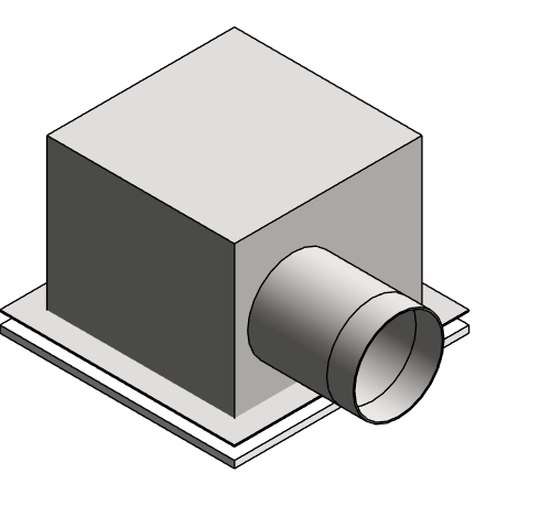 Zone Register Terminal Exhaust Damper Aldes Ceiling Mount ZRT